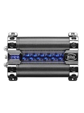 new Boss Audio ♫ CAP30 30 Farad Digital Capacitor ♫ Blue Illumination ♫ in Box